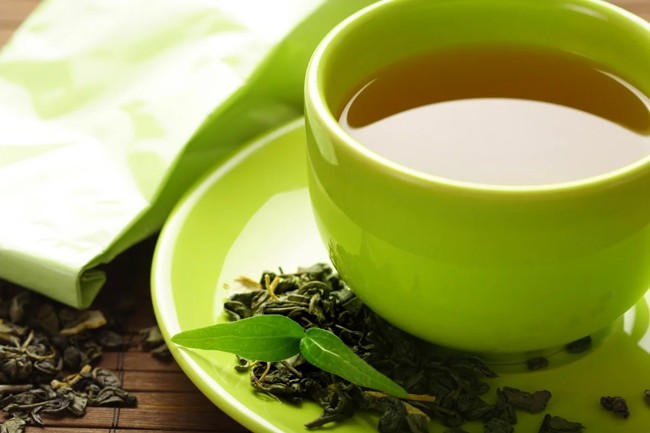 filiżanka zielonej herbaty