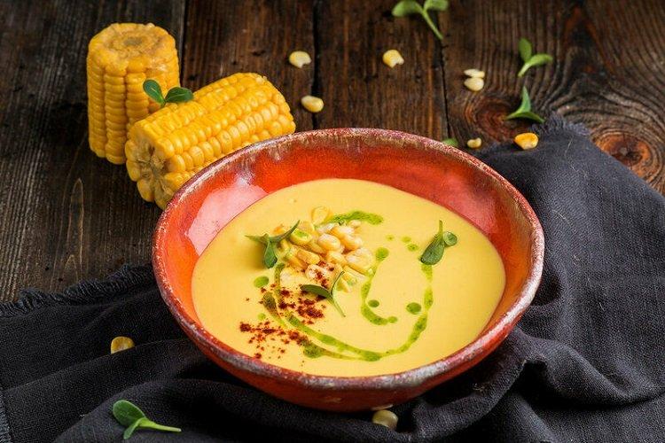 Zupa krem ​​z kukurydzy bez ziemniaków